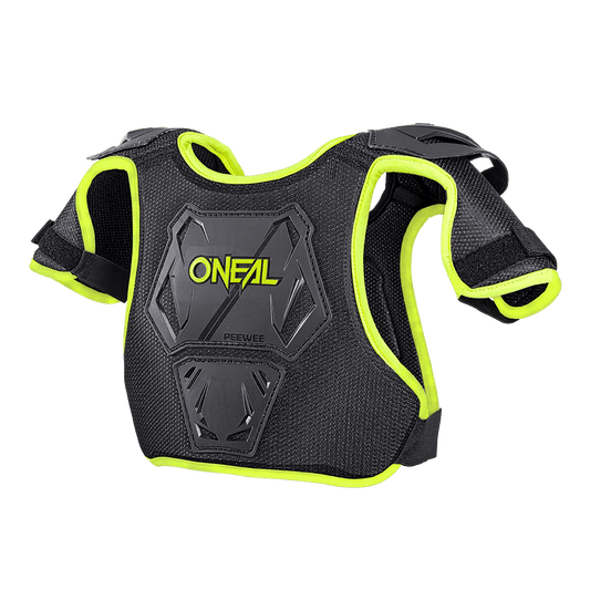 Oneal PEEWEE neon yellow gyerek páncél (4-9 éves) hátulja - Botos Motors