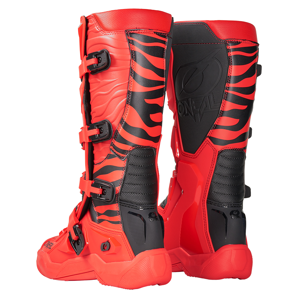 Oneal 3srs mx-cross csizma zebra red