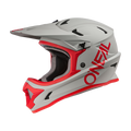 Oneal SONUS Solid gray/red kerékpáros fullface sisak