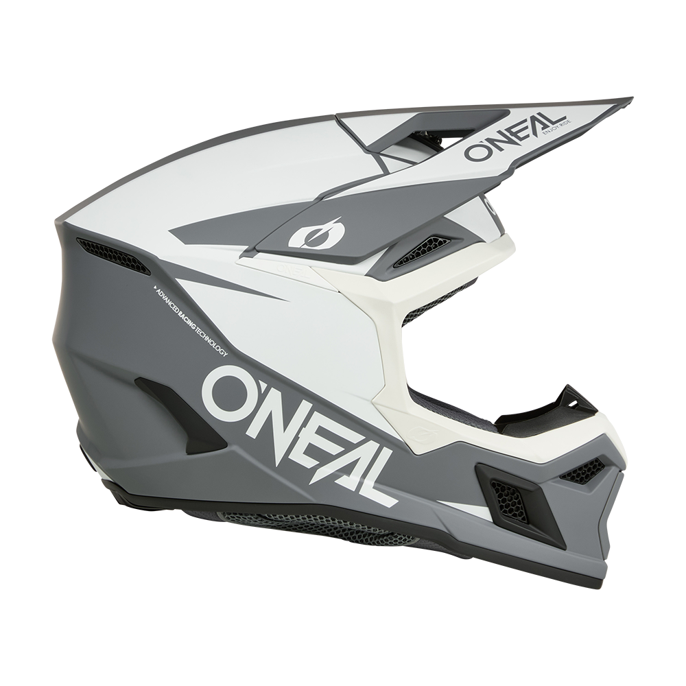 Oneal 3SRS solid white/black - Botos Motors