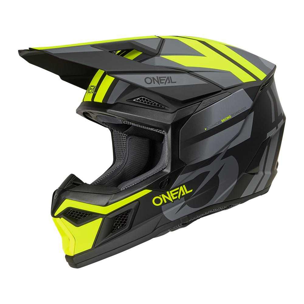 Oneal 3SRS ride black/gray/neon yellow - Botos Motors