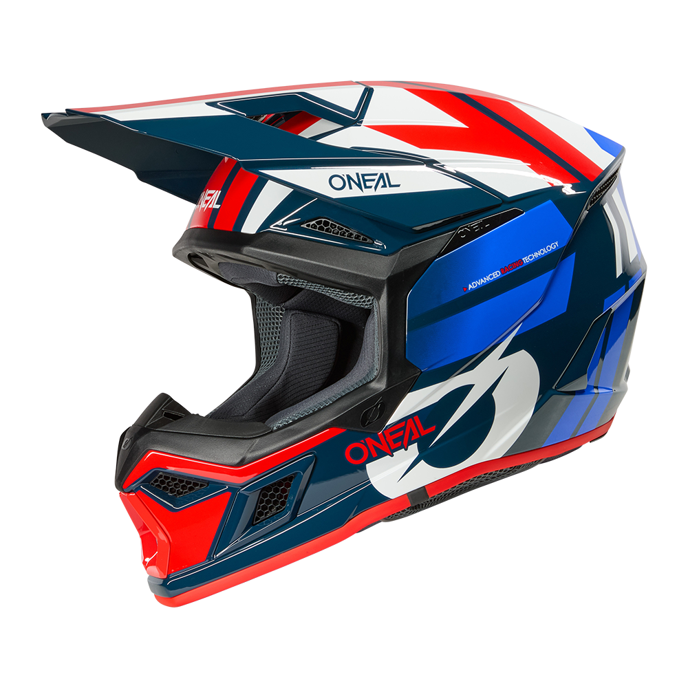 Oneal 3SRS ride blue/white/red - Botos Motors