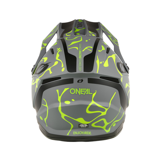 Oneal 1SRS splash gray/neon yellow - Botos Motors