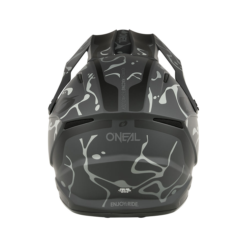 Oneal 1SRS splash black/gray bukósisak - Botos Motors Tuning