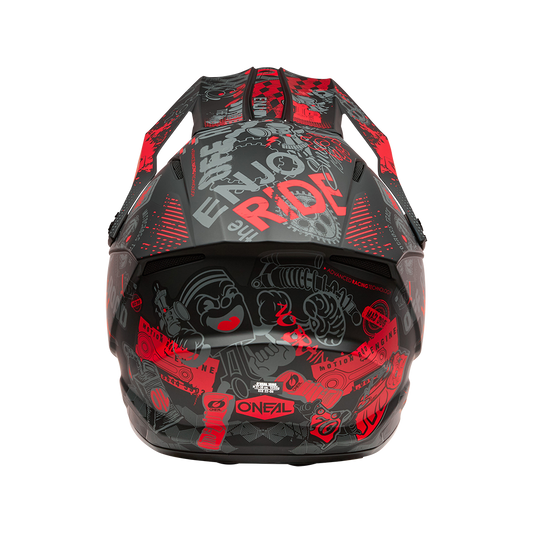 Oneal 1SRS vibrant black/red - Botos Motors