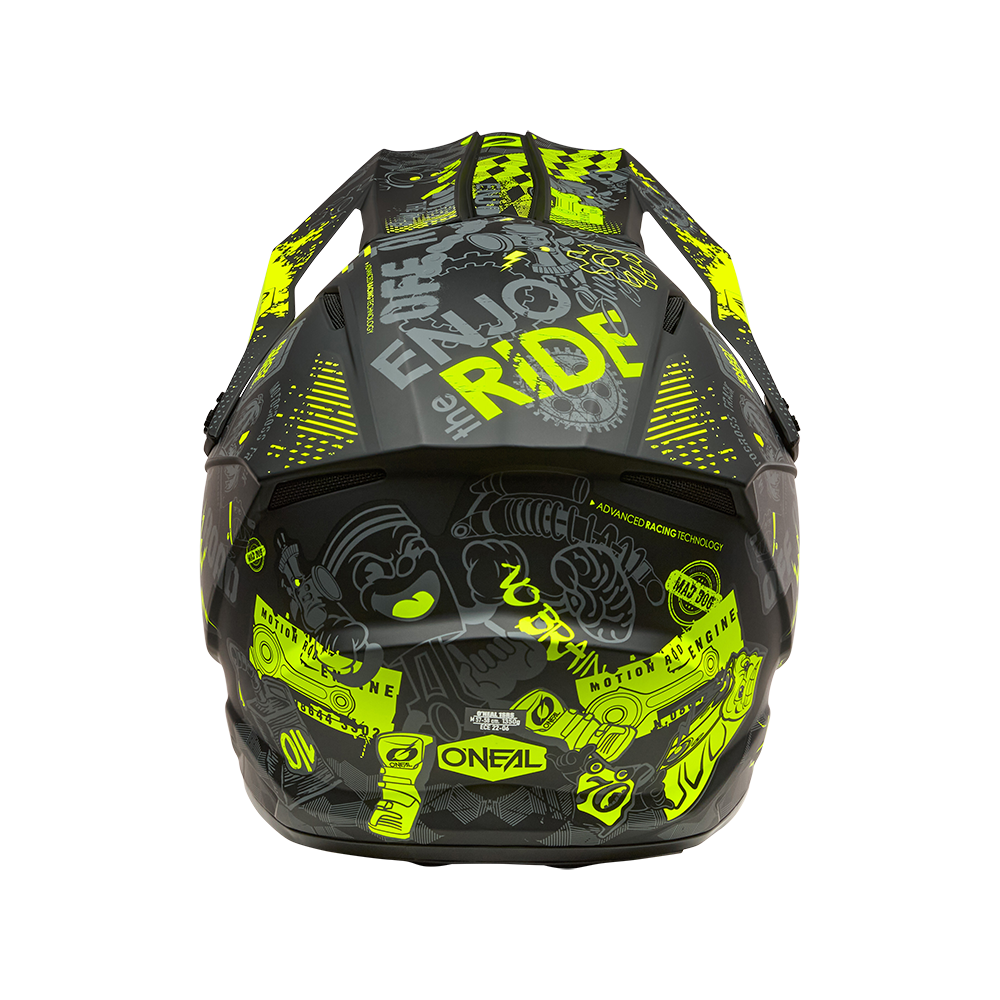 Oneal 1SRS vibrant black/neon yellow - Botos Motors