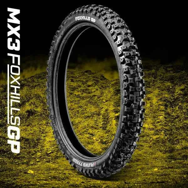 Plews Tyres MX3 FOXHILLS GP első (kemény talajra) több méret 12'tól-21'-ig