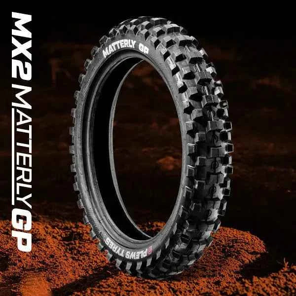 Plews Tyres MX 2 MATTERLY GP Medium hátsó (közepes talajra) több méret 12'tól-19'-ig