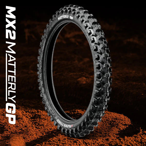 Plews Tyres MX 2 MATTERLY GP Medium első (közepes talajra) több méret 12'tól-21'-ig Plews tyres
