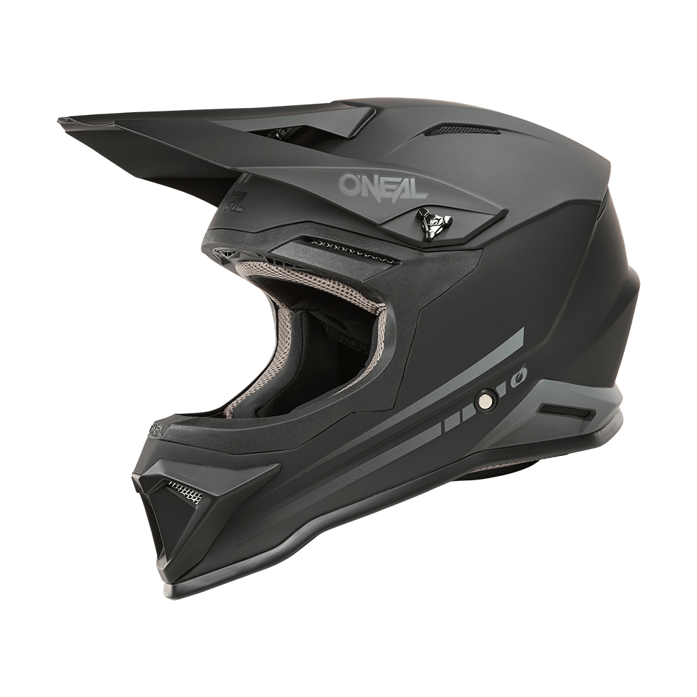 Oneal 1SRS Solid black gyermek méret - Botos Motors Tuning