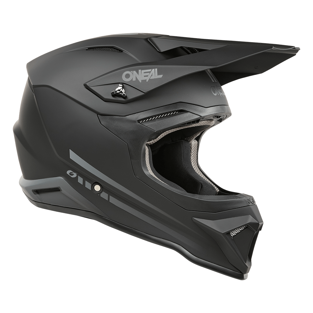 Oneal 1SRS Solid Black - Botos Motors Tuning