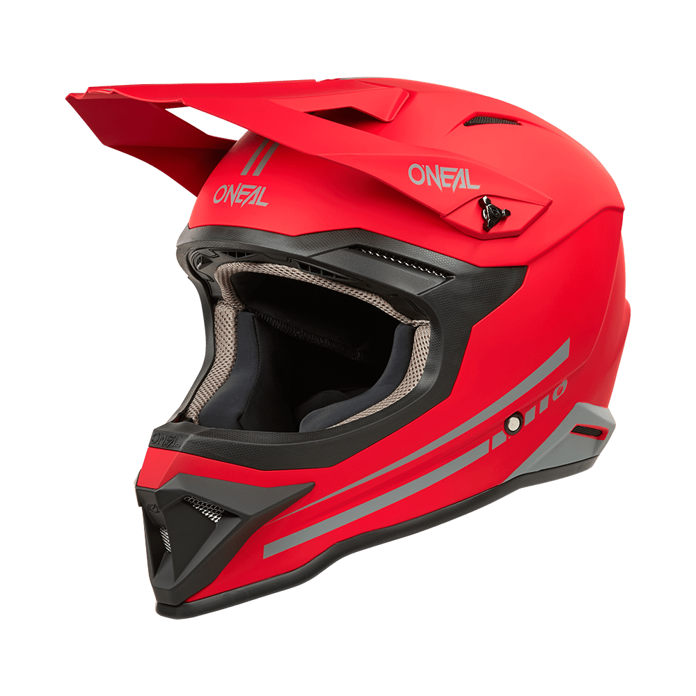 Oneal 1SRS Solid Red - Botos Motors Tuning