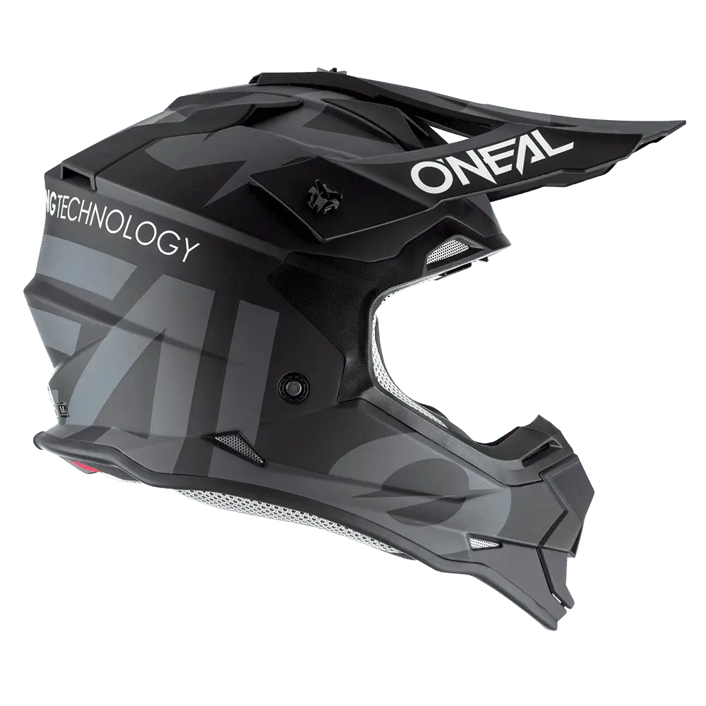 Oneal 2SRS Slick black/gray - Botos Motors Tuning