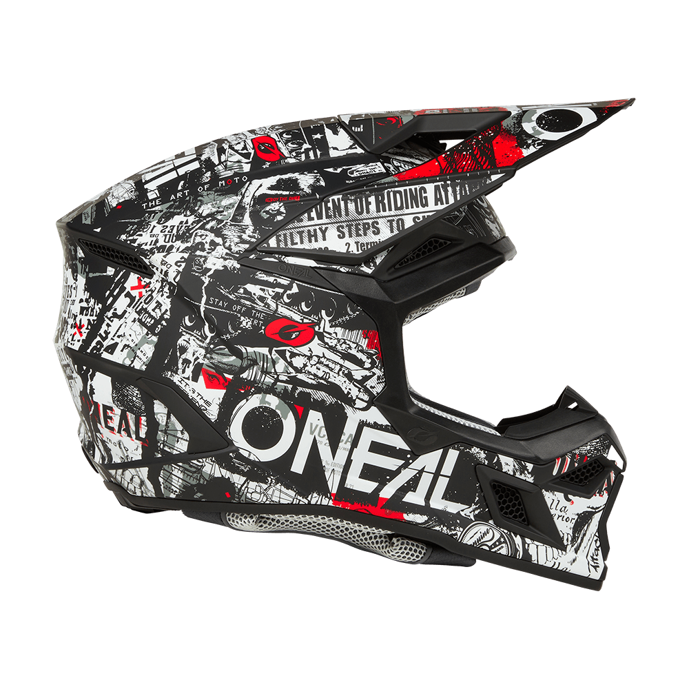 Oneal 3SRS Attack black/white - Botos Motors Tuning