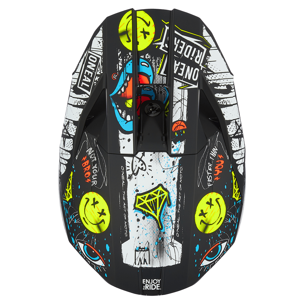 Oneal 3SRS Rancid black/white gyermek méret - Botos Motors Tuning
