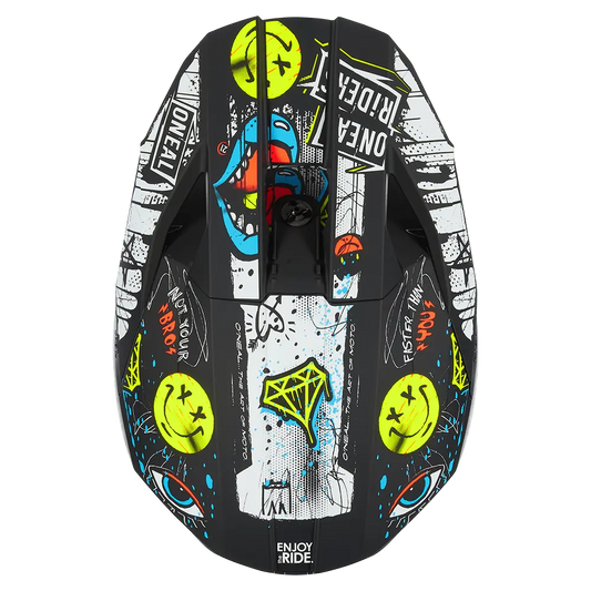 3SRS Rancid black/white gyermek méretM