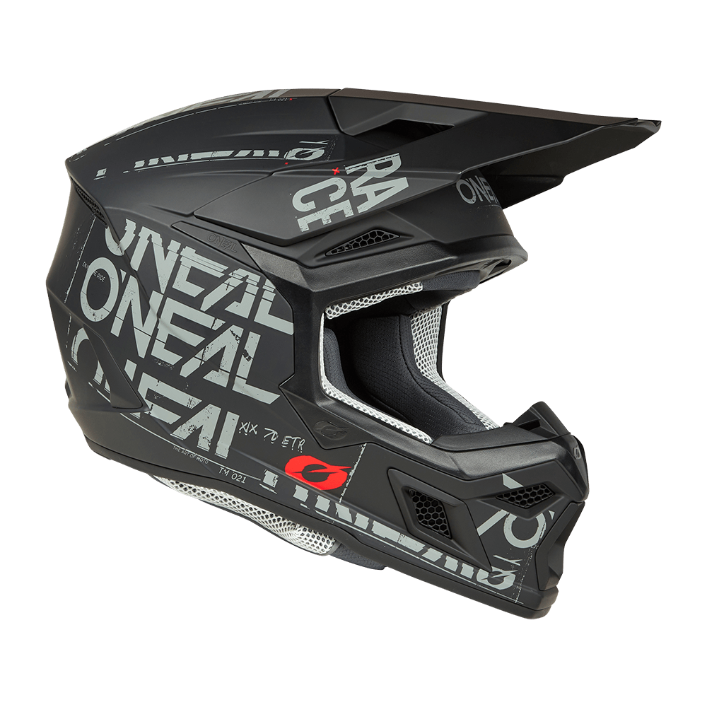 Oneal 3SRS Static black/gray - Botos Motors Tuning