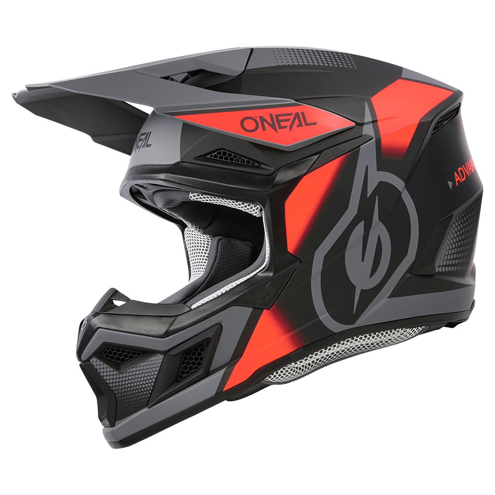 Oneal 3SRS Vision black/red/gray - Botos Motors Tuning