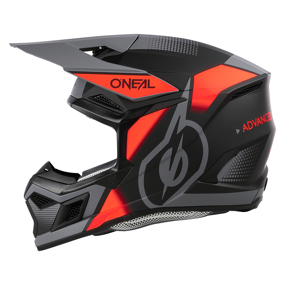 Oneal 3SRS Vision black/red/gray - Botos Motors Tuning