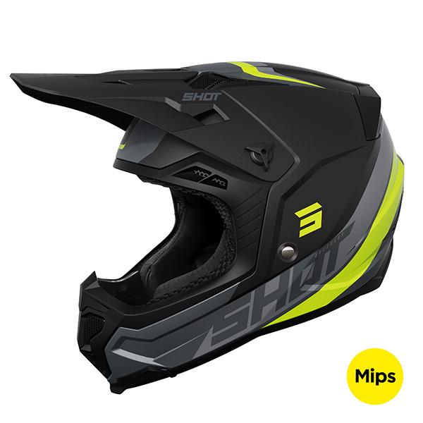 Shot Core Custom neon yellow matt bukósisak
