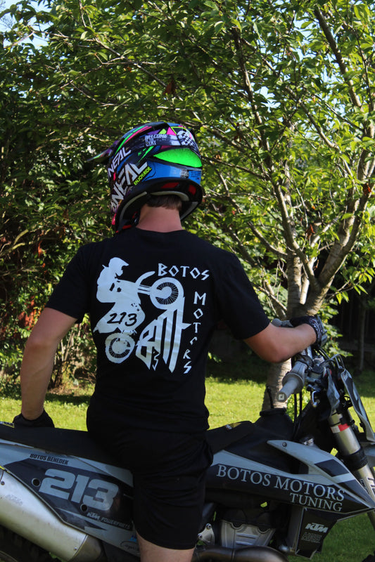 Botos Motors Tuning fekete póló - Botos Motors Tuning