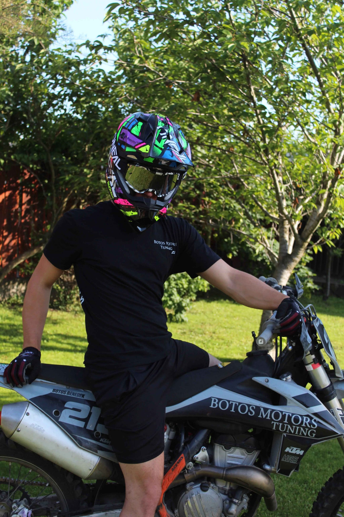 Botos Motors Tuning fekete póló