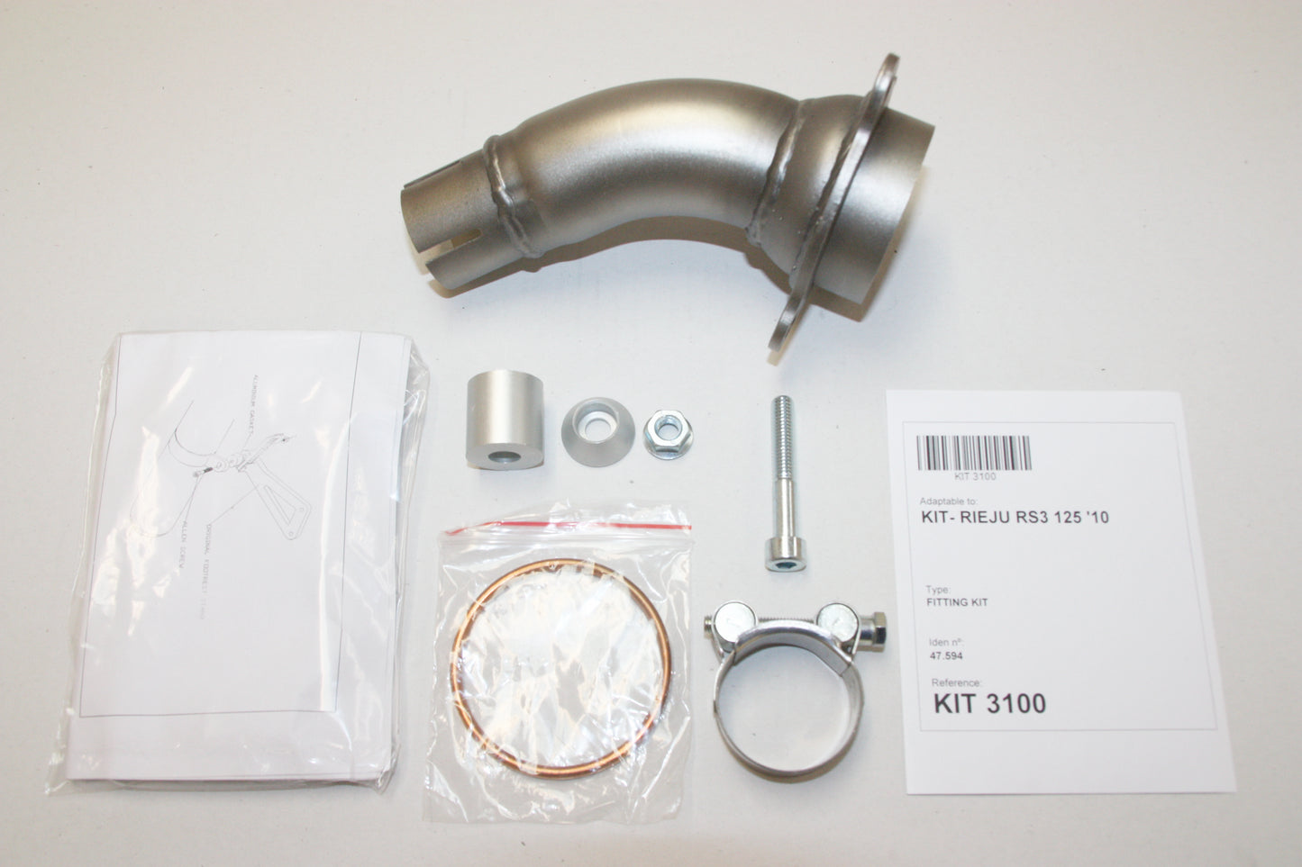 IXIL Katalizátor Kiváltó/Leömlő – HONDA CBR 650 R 21-23 (RH01) (Only RB & RC mufflers) - KIT6942C1