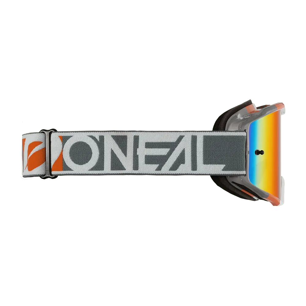 B10 Duplex white/gray/orange - radium red lencse