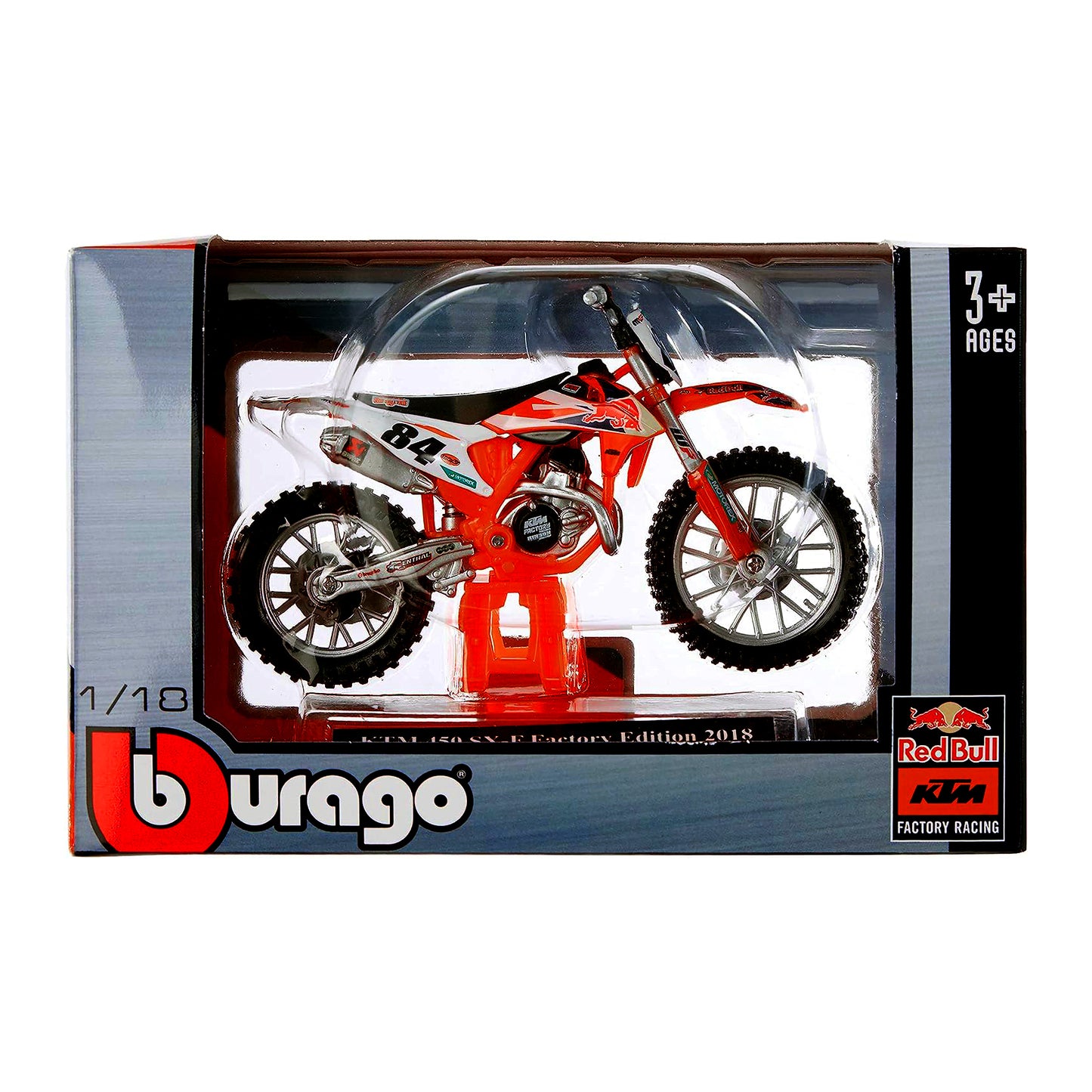 KTM SX-F450 2018 burago modell motor