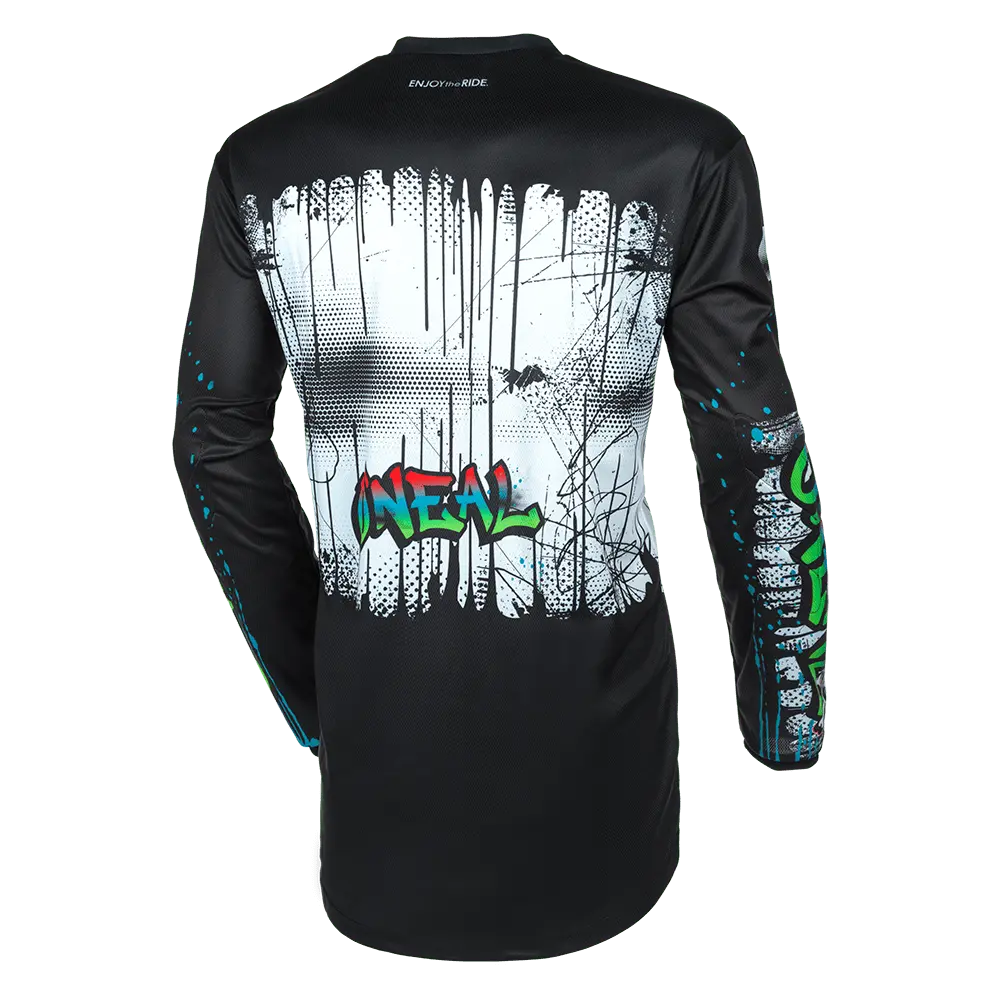 ELEMENT Rancid black/white gyerekXS