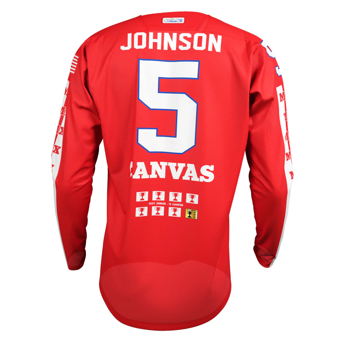 Canvas Label Series 5 Rick Johnson Collectible Red mez - Botos Motors Tuning