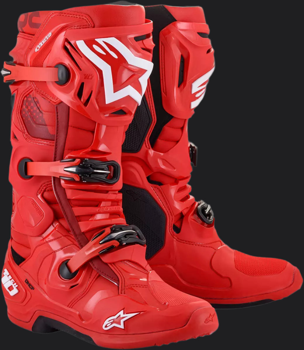 Alpinestars Tech 10 piros - Botos Motors Tuning
