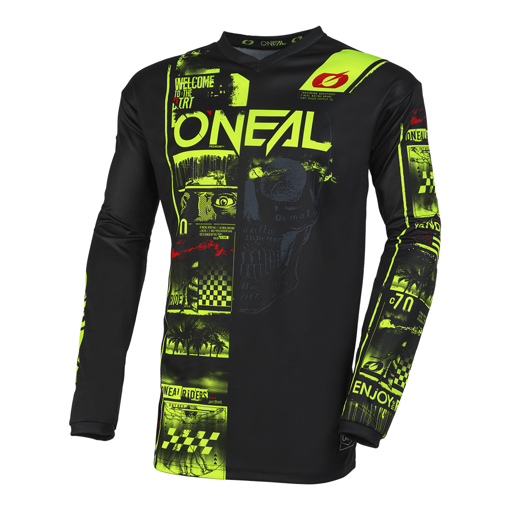 Oneal ELEMENT Attack neon/yellow/black - Botos Motors Tuning