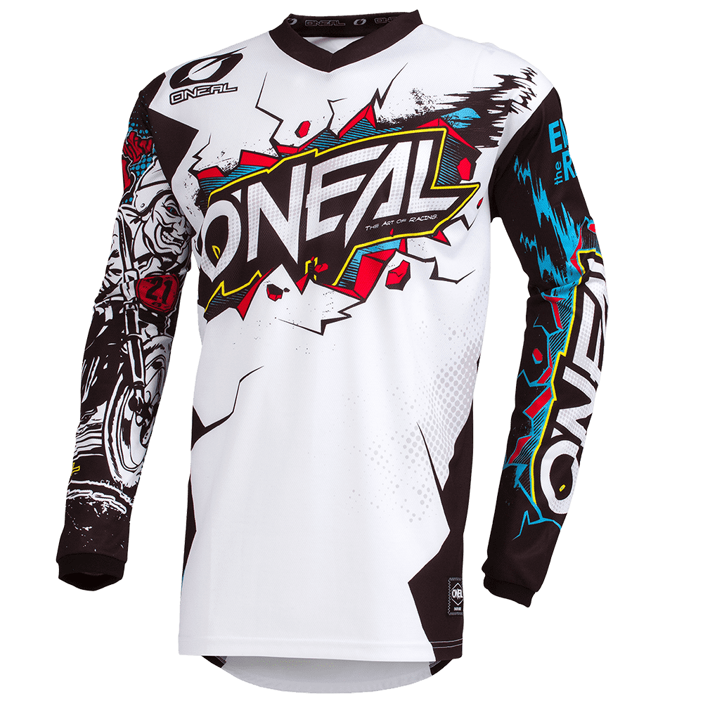 Oneal ELEMENT VIllain white gyerek mez