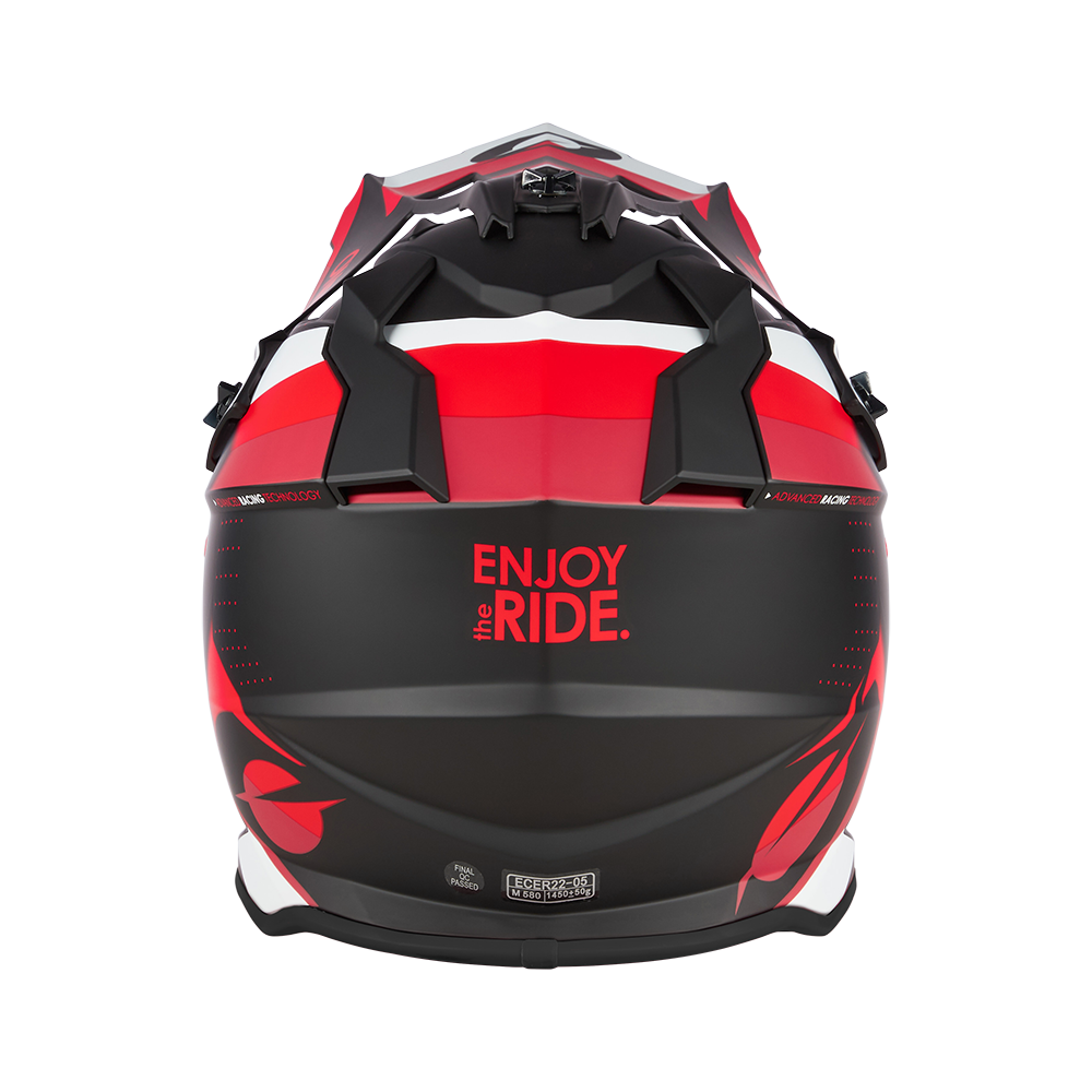 Oneal 2SRS Spyde black/red/white - Botos Motors Tuning