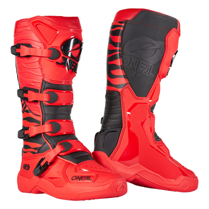 Oneal 3srs mx-cross csizma zebra red