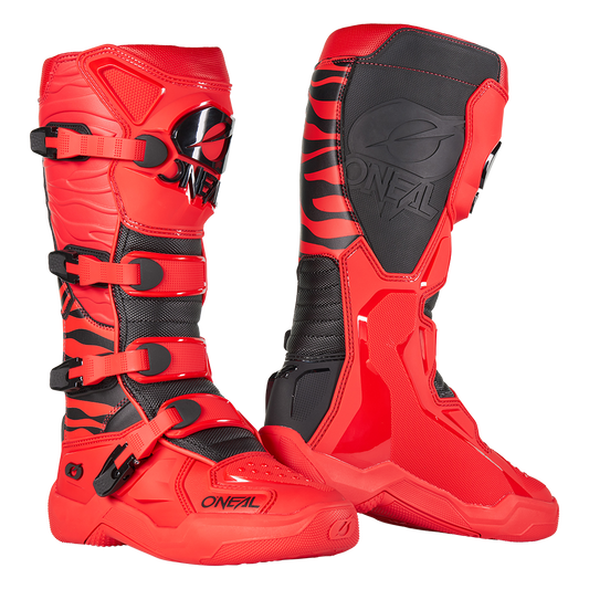 Oneal 3srs mx-cross csizma zebra red