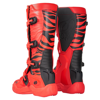 Oneal 3srs mx-cross csizma zebra red