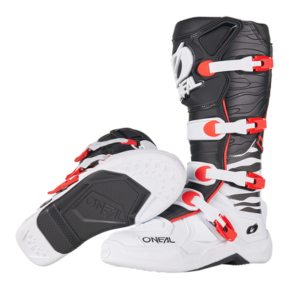 Oneal 3srs mx-cross csizma zebra black/white/red