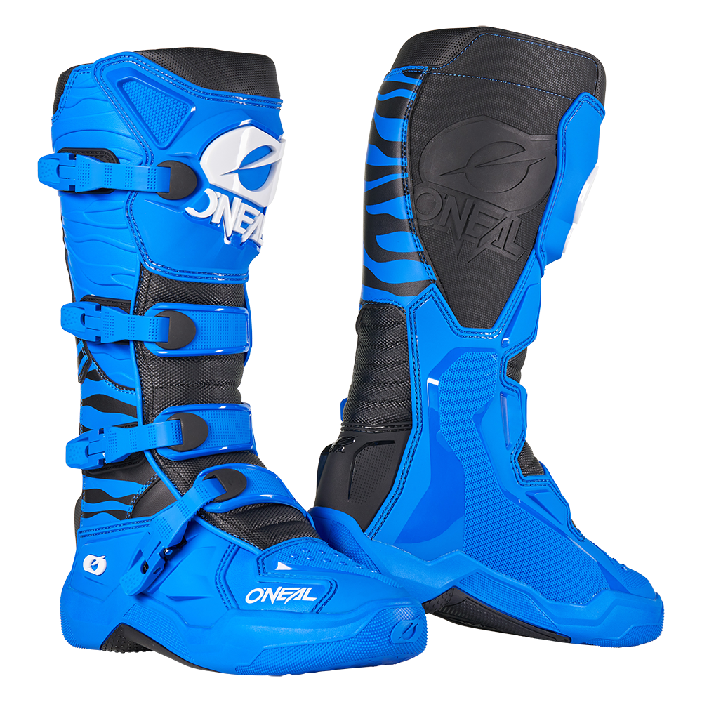 Oneal 3srs mx-cross csizma zebra blue