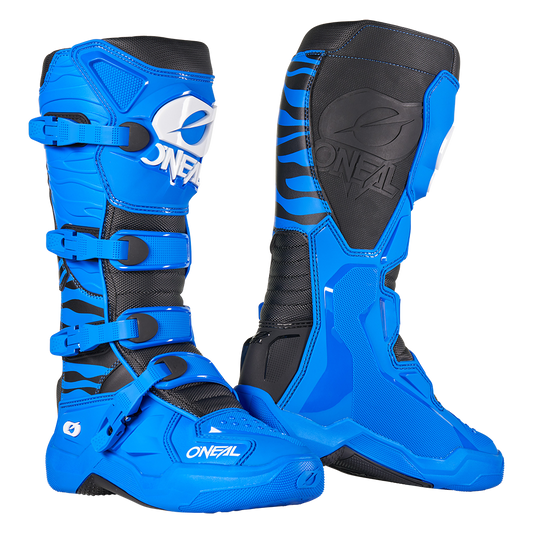 Oneal 3srs mx-cross csizma zebra blue