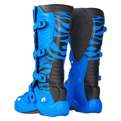 Oneal 3srs mx-cross csizma zebra blue