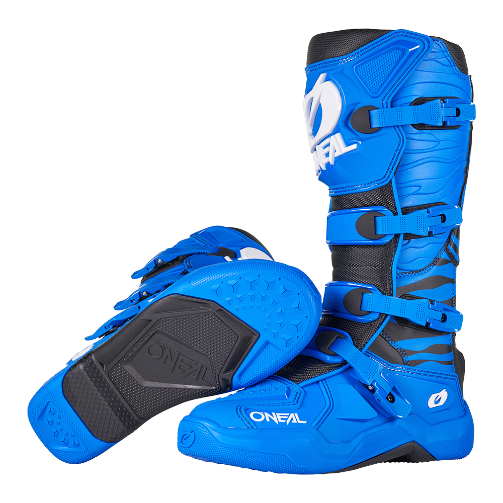 Oneal 3srs mx-cross csizma zebra blue