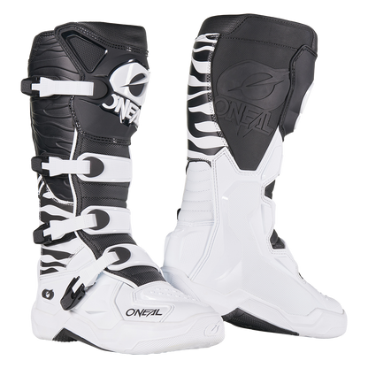 Oneal 3srs mx-cross csizma zebra black/white
