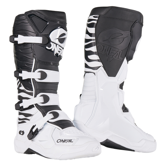 Oneal 3srs mx-cross csizma zebra black/white
