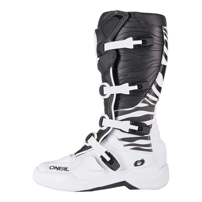 Oneal 3srs mx-cross csizma zebra black/white