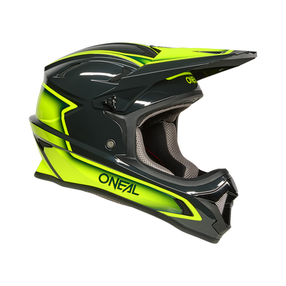 Oneal SONUS Slick gray/neon yellow kerékpáros fullface sisak - Botos Motors