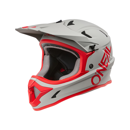 Oneal SONUS Solid gray/red kerékpáros fullface sisak - Botos Motors