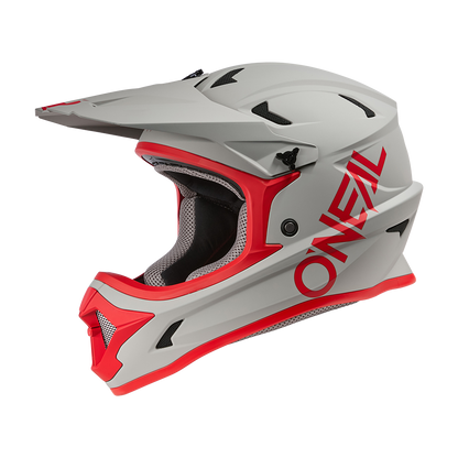 Oneal SONUS Solid gray/red kerékpáros fullface sisak - Botos Motors