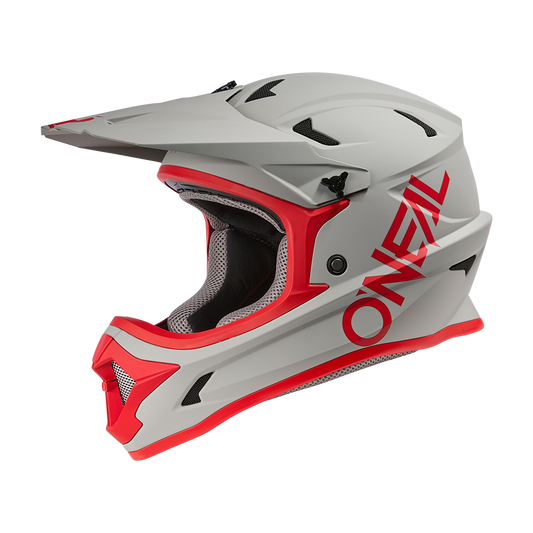 Oneal SONUS Solid gray/red kerékpáros fullface sisak - Botos Motors